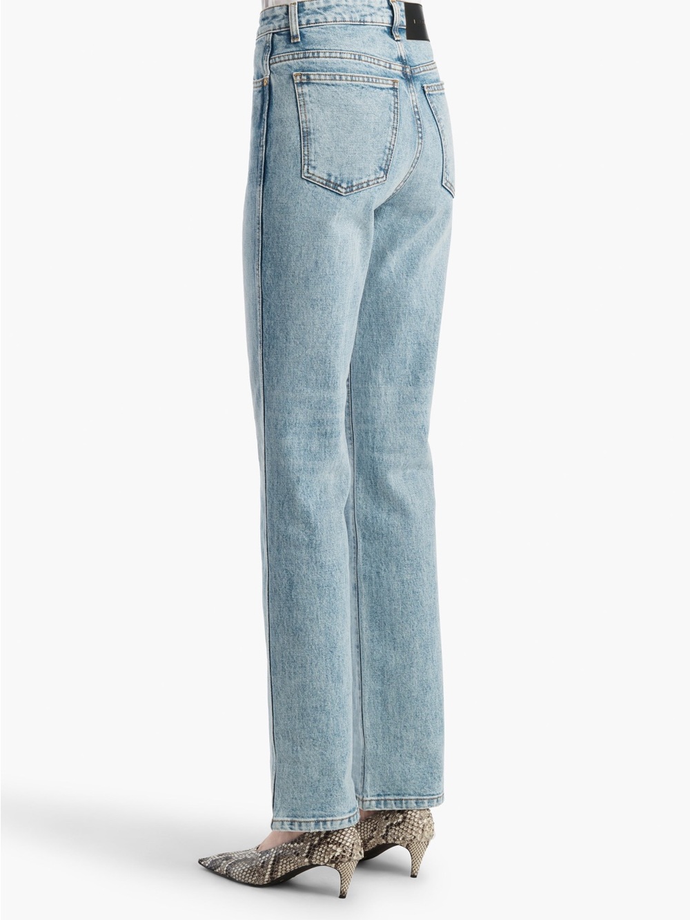 KHAITE Danielle High-Rise Straight-Leg Jeans - Picture 2 of 6